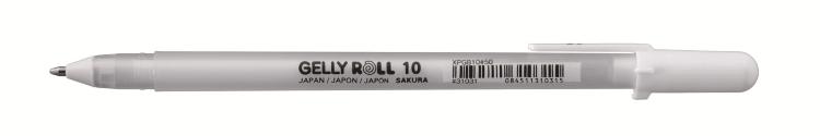 Ручка гелевая Gelly Roll белая толстый стержень 1,0 мм /SAKURA — PalitraMastera