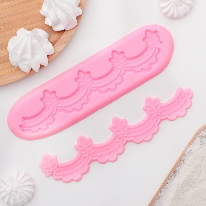 Молд силиконовый «Воланы», 2 части, 22*5,8 см — PalitraMastera