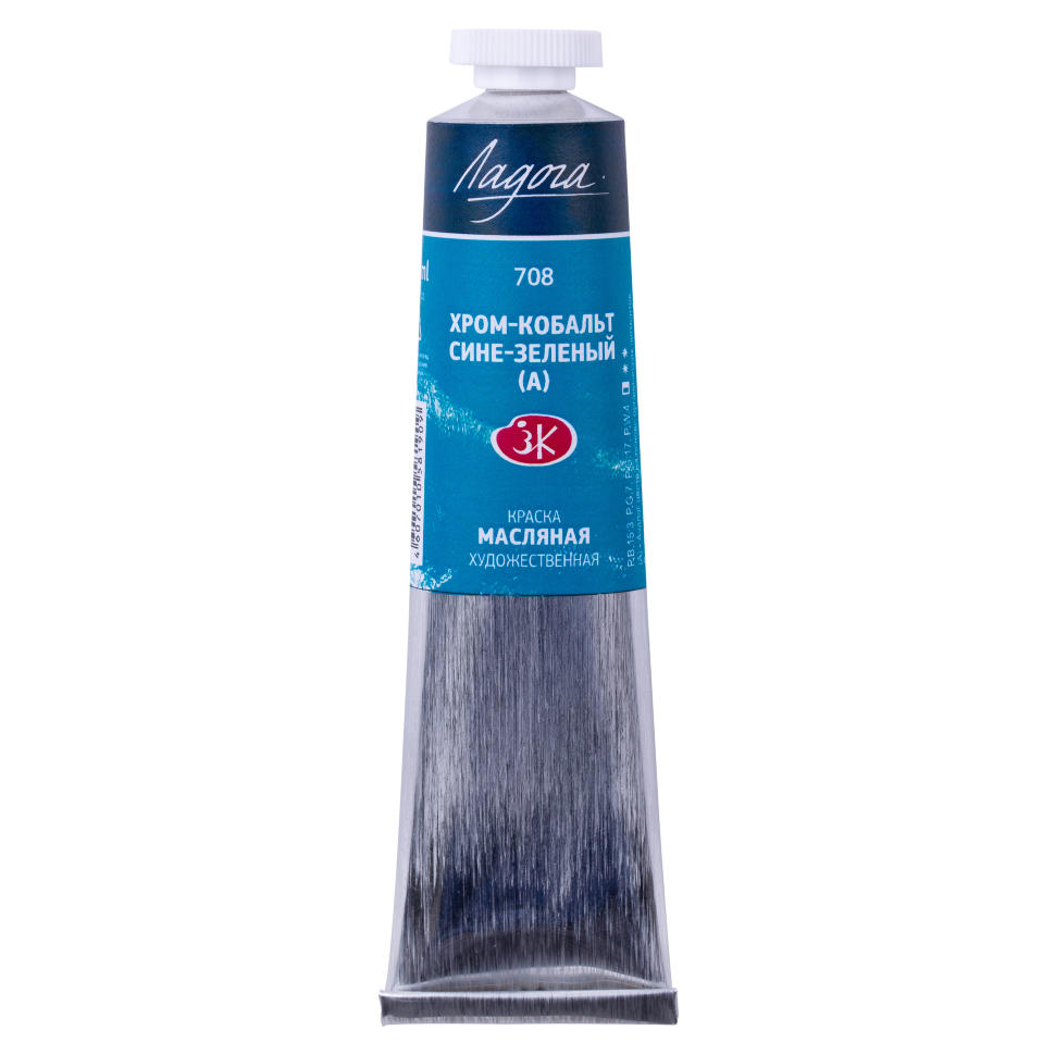 Хром-кобальт сине-зеленый А масло Ладога 46 мл фото 1 &mdash; PalitraMastera