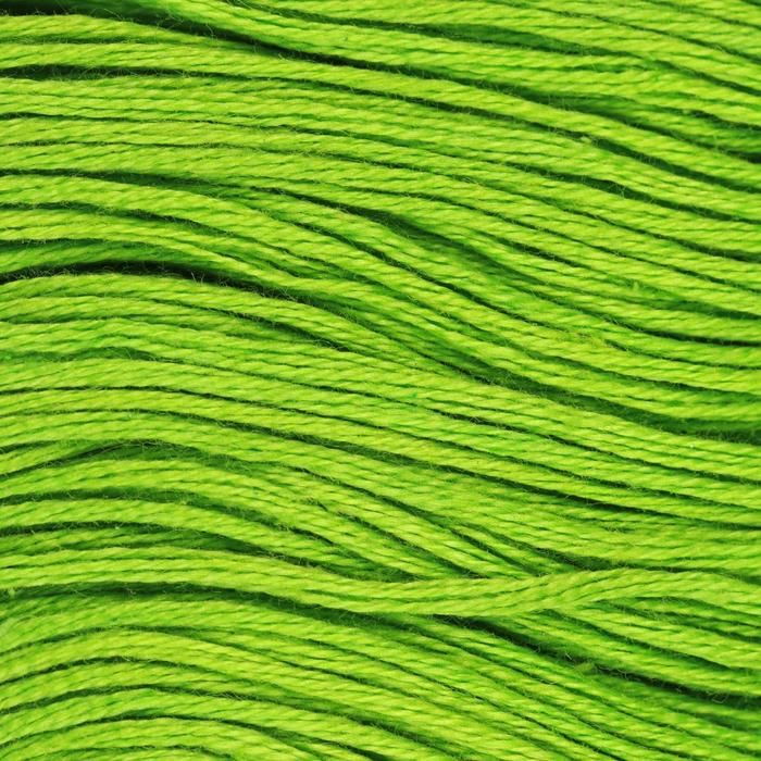 Нитки мулине, 10 ± 1 м, цвет светло-зелёный №8802 — PalitraMastera