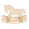 Заготовка для декора из фанеры "Лошадка-качалка объемная" (набор 5 деталей) 150x120x0,Змм 1351470 фото 3 — PalitraMastera