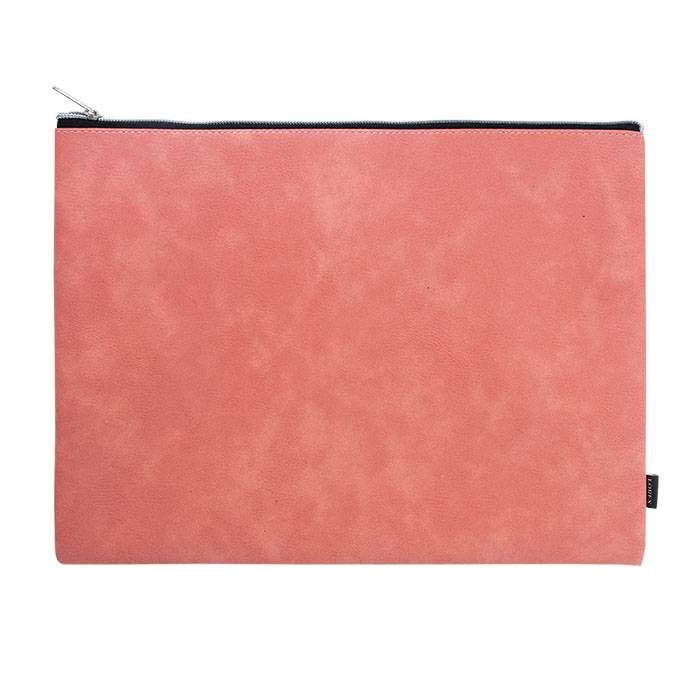 Папка 1 отд. А4 LX-BASE 330х260 мм имитация кожи молния ПВХ — PalitraMastera