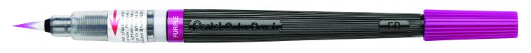 Кисть с краской Colour Brush в блистере,  пурпурный цвет — PalitraMastera