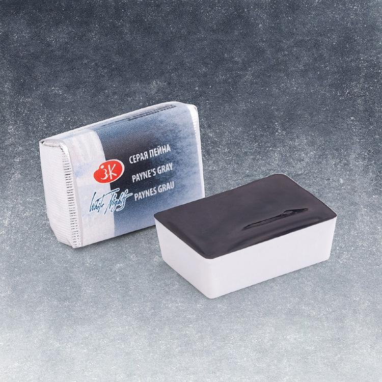 Серая пейна акварель Белые Ночи кювета 2,5 мл — PalitraMastera