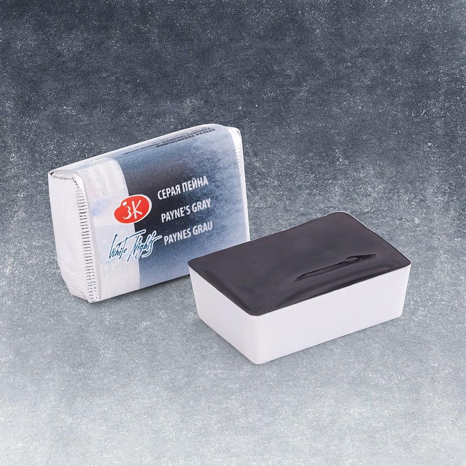 Серая пейна акварель Белые Ночи кювета 2,5 мл фото 1 — PalitraMastera