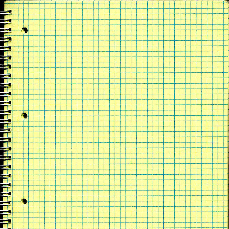 Тетрадь офисная, ф.А4, 80л, гребень, клетка,желтый цвет страниц, микроперфорац,  мел. карт. обл----- — PalitraMastera