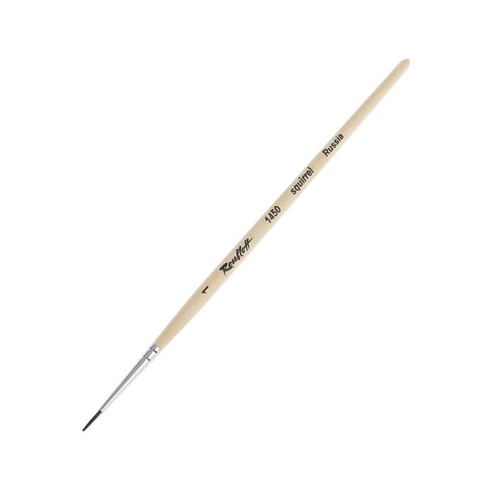 Белка кр.кор. ручка № 1 с наполненной вершинкой/Roubloff /1450 — PalitraMastera