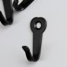 Крючок металл "Сердечко" чёрный 4х1,6х0,8 см  5091311 фото 1 — PalitraMastera
