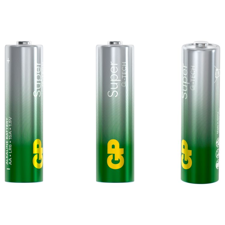 Батарейка GP Super G-Tech AA (LR6) 15A алкалиновая — PalitraMastera
