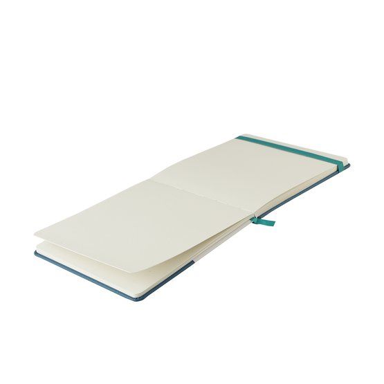 Скетчбук для акварели "Ладога", синий, жесткая обложка с резинкой, 300 г/м2, 18х18 см, 100 % хлопок, 20 листов, среднее зерно &mdash; PalitraMastera