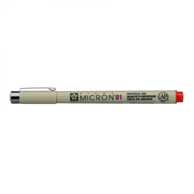 Ручка капиллярная Pigma Micron 0.25мм Красный — PalitraMastera