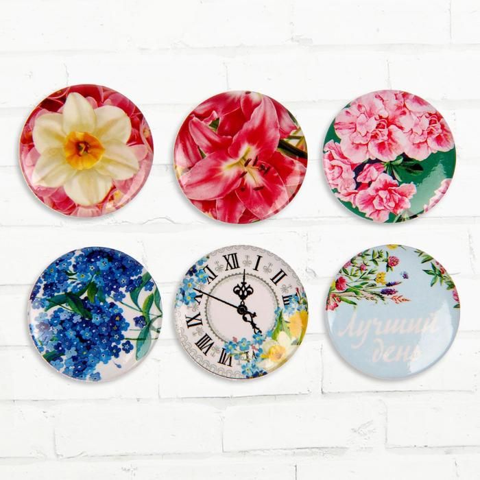 Набор топсов (фишек) для скрапбукинга &quot;Весенняя симфония&quot;, 7 х 13 см  1220696 — PalitraMastera