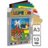 Набор цветного картона НАТЮРМОРТ, ф. А3, 10 цв., 10 л. ,ГОЗНАК фото 1 &mdash; PalitraMastera