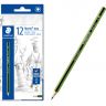 Карандаш ч/гр STAEDTLER "Noris eco" тв.H, цв. корпуса - черн./зел. фото 2 — PalitraMastera
