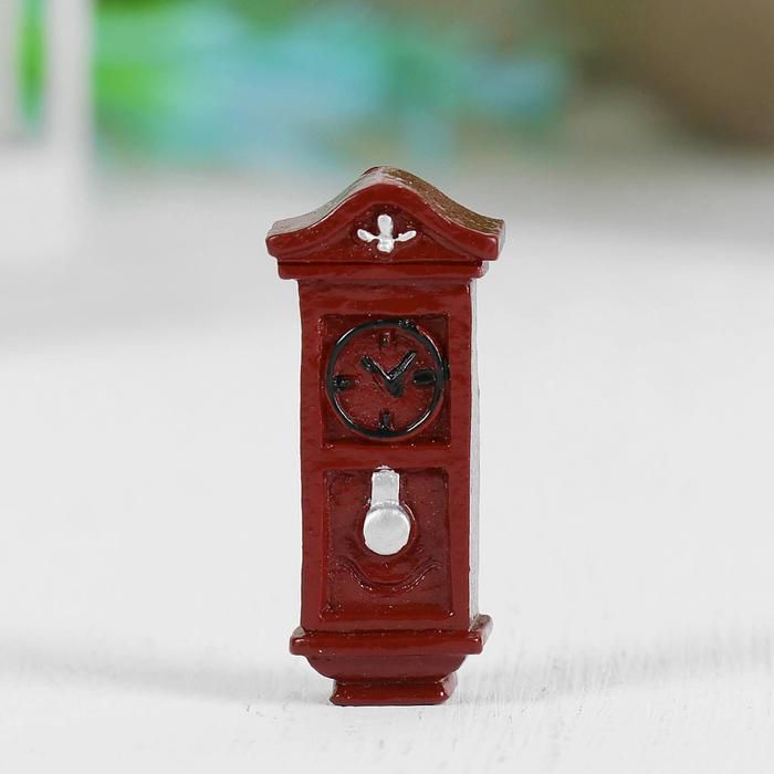 Миниатюра кукольная «Часы напольные», набор 2 шт, размер 1 шт: 3,5?1,6?0,8 см фото 1 — PalitraMastera