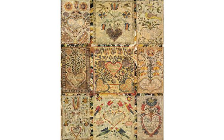 Рисовая бумага для декупажа &quot;Craft Premier&quot;, А4, 25г/м, &quot;Сердечная&quot; CPD0525-1 — PalitraMastera