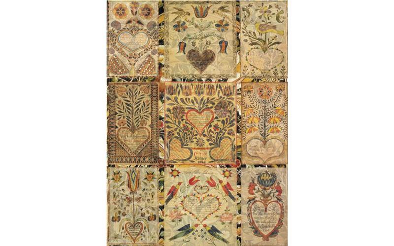 Рисовая бумага для декупажа "Craft Premier", А4, 25г/м, "Сердечная" CPD0525-1 фото 1 — PalitraMastera