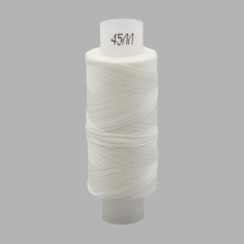 Нитки армированные 45ЛЛ (200м) белые фото 1 — PalitraMastera