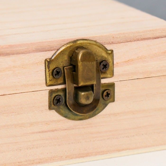 Шкатулка дерево для росписи &quot;Квадрат&quot; 4х8х8 см 1847173 — PalitraMastera