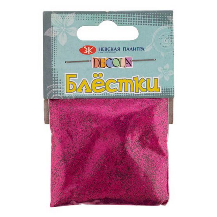 Блестки декоративные Декола, размер 0,3 мм, индиго — PalitraMastera