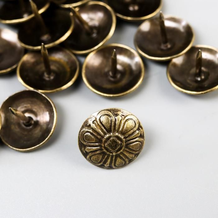 Декоративный гвоздик &quot;Цветок&quot; 1,3х1,6 см С-150 3094201---- — PalitraMastera