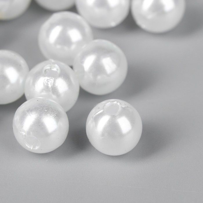 Набор декоративных бусин для творчества &quot;Жемчуг&quot; d=0,8 см 20 гр 1364537 — PalitraMastera