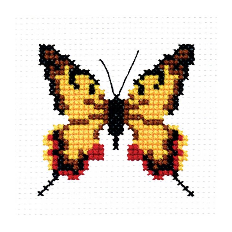 504 Набор для вышивания РС-Студия 'Бабочка 5' 9*9 см — PalitraMastera