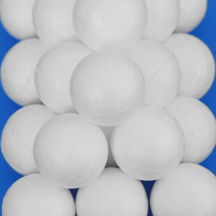 Шар из пенопласта для поделок и творчества, набор 20 шт., 2 см &mdash; PalitraMastera