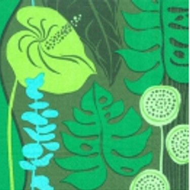 Салфетка трехслойная 33*33 "Листва" зел АКЦИЯ!!! фото 1 — PalitraMastera