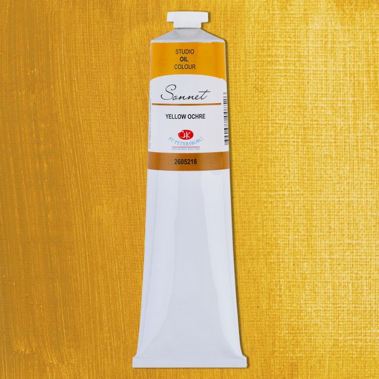 Охра желтая  масло Сонет 120 мл NEW! — PalitraMastera
