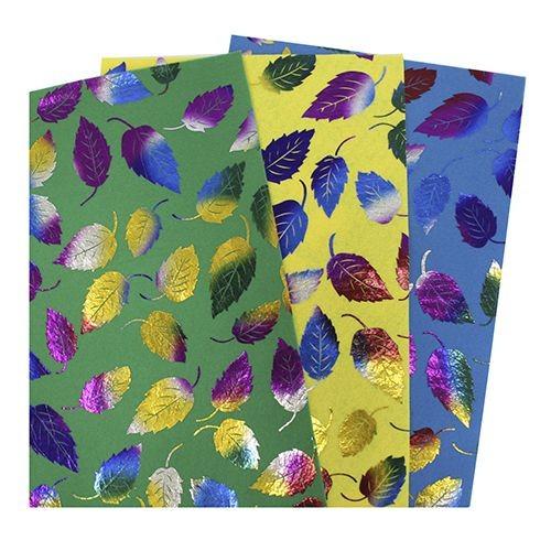 Фетр листовой декоративный "Листья" Астра, 1,0мм, 180 гр, 20х30см, 3 шт/упак фото 1 — PalitraMastera