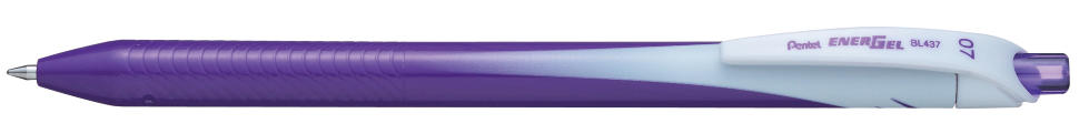Гелевая ручка автомат. Energel, одноразовая, фиолетовый стержень, 0,7 мм фото 1 — PalitraMastera