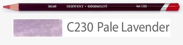Цветной карандаш Coloursoft, мягкий, С230 лавандовый палевый, круглый корпус 8 мм, грифель - 4 мм. фото 1 &mdash; PalitraMastera