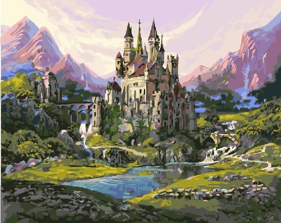 Картина по номерам GX 24257 Замок в горах 40*50 фото 1 &mdash; PalitraMastera