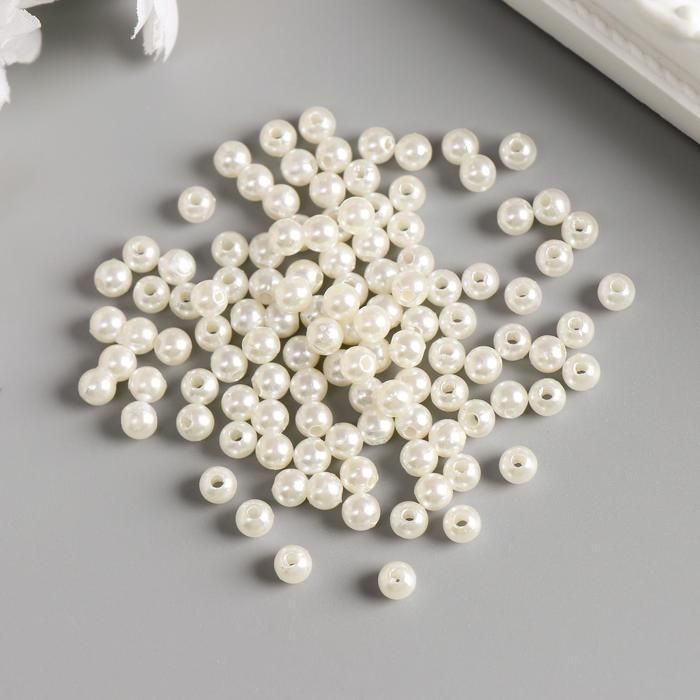 Набор декора для творчества пластик &quot;Жемчужные шарики&quot; набор 20 гр d=0,5 см  4145424 — PalitraMastera
