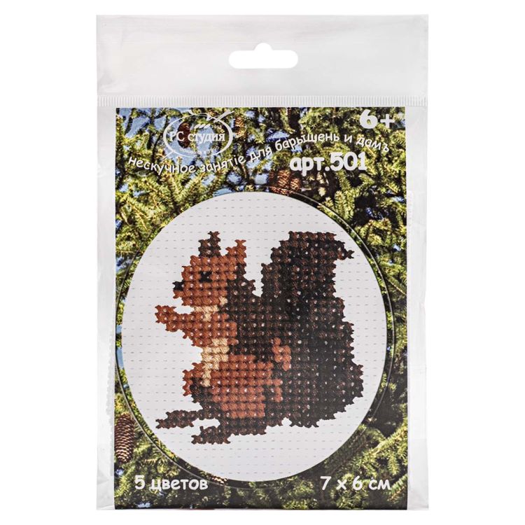 501 Набор для вышивания РС-Студия 'Белочка' 7*6 см — PalitraMastera