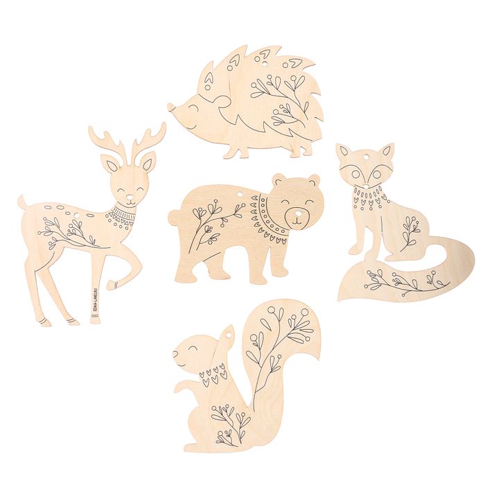 Заготовки для творчества «Зверята» — PalitraMastera