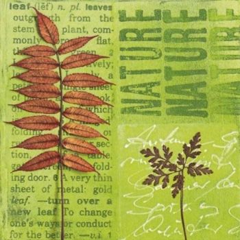 Салфетки бумажные для декупажа, 33х33 см, &quot;Настоящие листья&quot; АКЦИЯ!!! — PalitraMastera