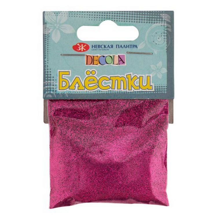 Блестки декоративные Декола, размер 0,1 мм, лиловый — PalitraMastera