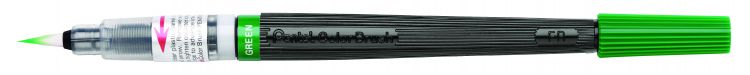 Кисть с краской Colour Brush в блистере, зеленый цвет — PalitraMastera