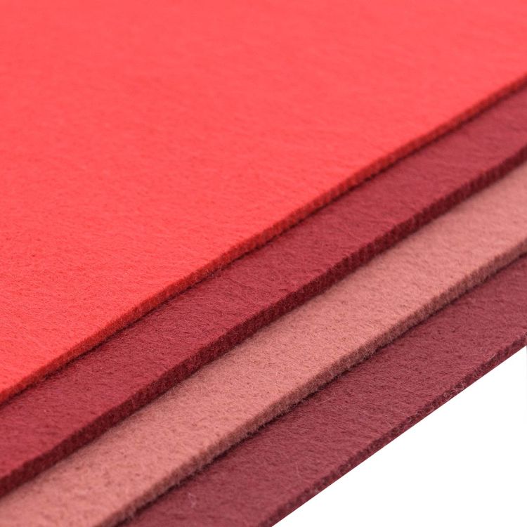 Фетр листовой мягкий ассорти, 3.0мм, 400гр, 20х30см, 4шт/упак Astra&amp;Craft (10) — PalitraMastera