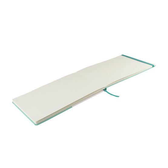 Скетчбук для акварели &quot;Ладога&quot;, мятный, жесткая обложка с резинкой, 300 г/м2, А4, 100 % хлопок, 20 листов, среднее зерно — PalitraMastera