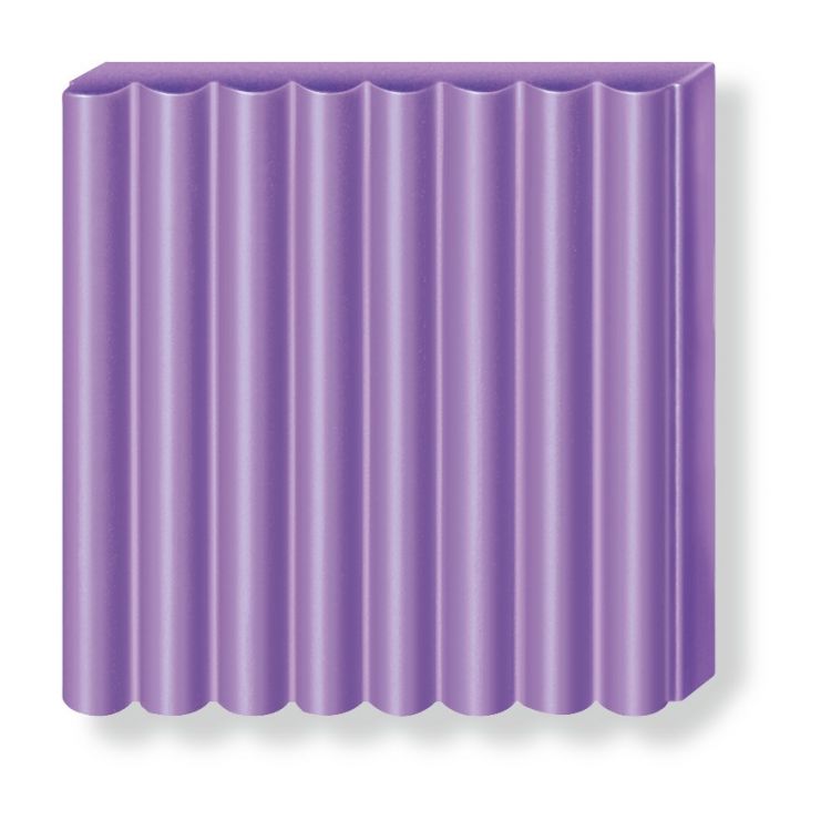 Пластика (в печке запекаемая масса) Fimo effect полупрозрачный фиолетовый брус 56г — PalitraMastera