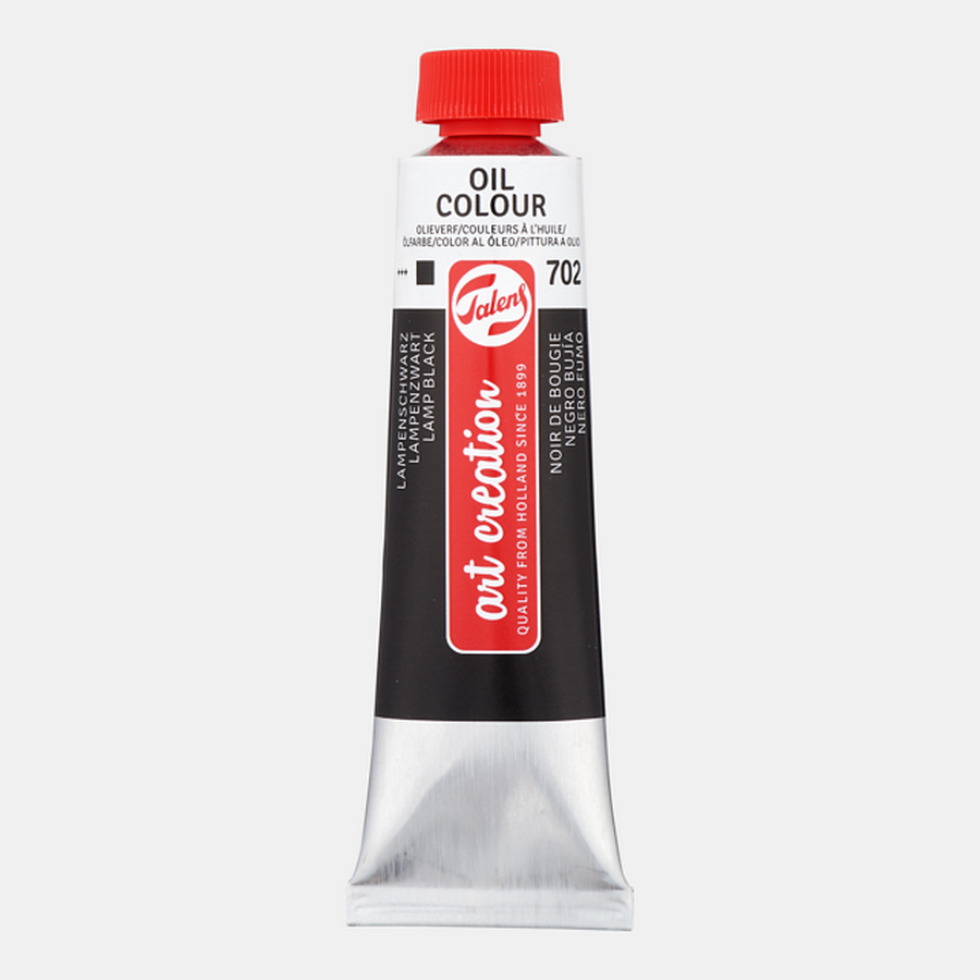 Краска масляная Art Creation туба 40мл №702 Сажа газовая фото 1 — PalitraMastera