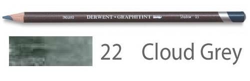 Карандаш акваграфитный Graphitint, круглый корпус 8 мм, грифель - 4 мм, цвет -  22 Серое облако — PalitraMastera