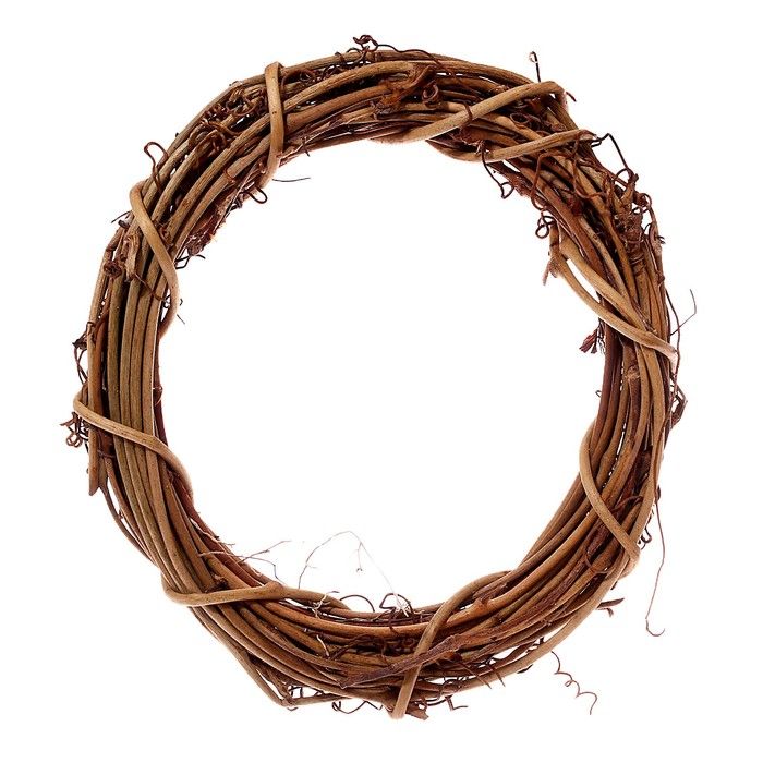 Лиана сухая венок 10 см  9192476 фото 1 — PalitraMastera