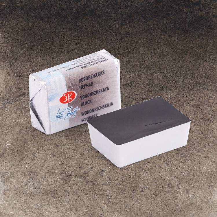 Воронежская черная акварель Белые Ночи кювета 2,5 мл — PalitraMastera