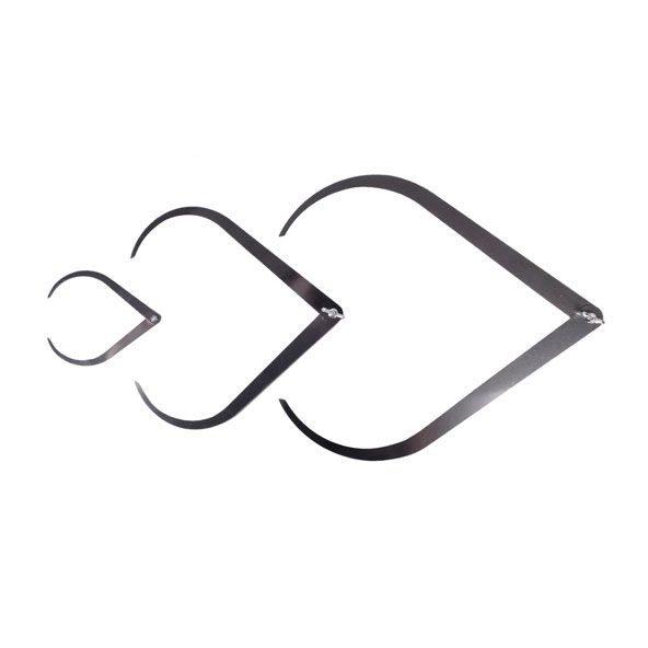 Кронциркуль для измерения диам. изделий, металлический, длина 10 см, DK110334 — PalitraMastera