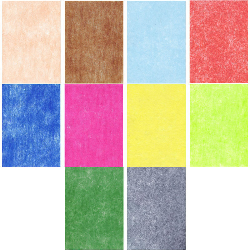 Набор листов нетканого материала, 10цв, 10л., п/п с е/п ,FANCY CREATIVE--- фото 1 — PalitraMastera