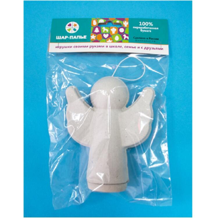 ШАР-ПАПЬЕ Заготовка из прессованной бумаги &quot;Ангел Волна&quot; — PalitraMastera